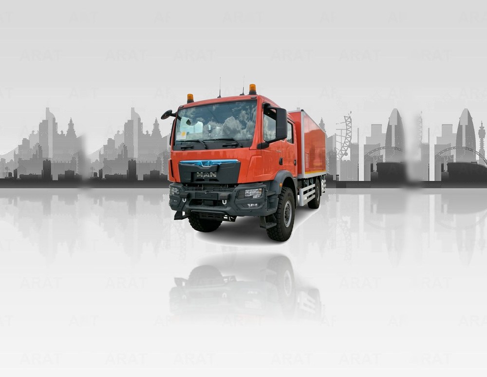 ARAT tamir ve bakım aracı — mobil servis üstyapısı